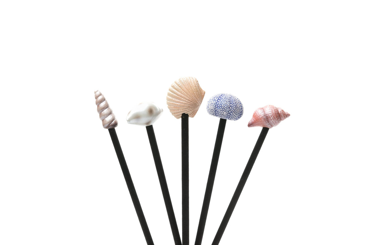 Sea Shells Diffuser Decor Reed Diffuser Decoration - Set of 5
