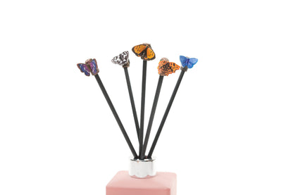 British Butterflies Diffuser Decor Reed Diffuser Decoration - Set of 5