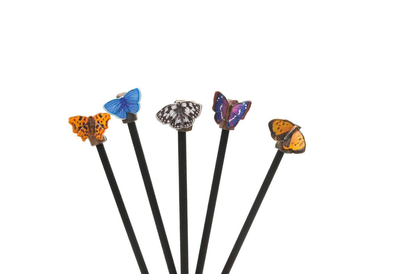 British Butterflies Diffuser Decor Reed Diffuser Decoration - Set of 5