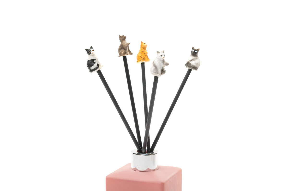 Cats Diffuser Decor Reed Diffuser Decoration - Set of 5
