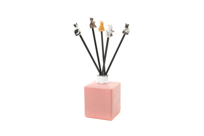 Cats Diffuser Decor Reed Diffuser Decoration - Set of 5