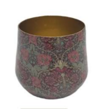 6CM Enamel & Iron Cacti or Succulent Pot Cover - Purple