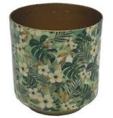 6CM Enamel & Iron Cacti or Succulent Pot Cover - Green