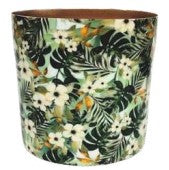 13cm Enamel & Iron Pot Cover - Green