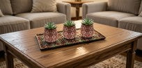 Enamel & Iron Tray - Purple