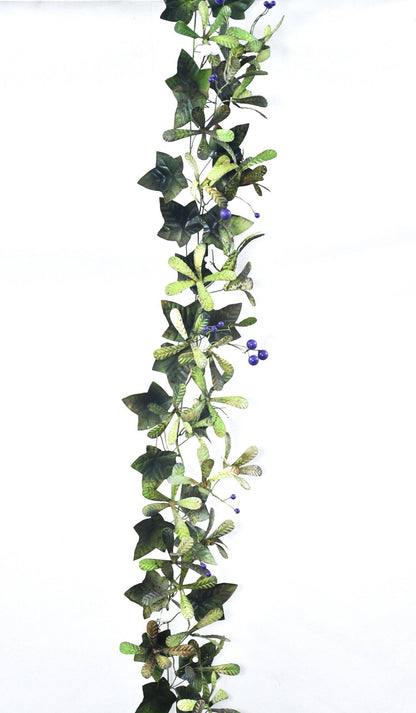Christmas Artisan Fairtrade Metal Mistletoe Garland Decoration