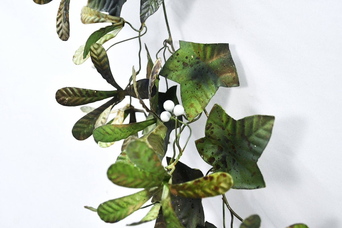 Christmas Artisan Fairtrade Metal Mistletoe Garland Decoration