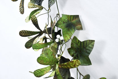 Christmas Artisan Fairtrade Metal Mistletoe Garland Decoration