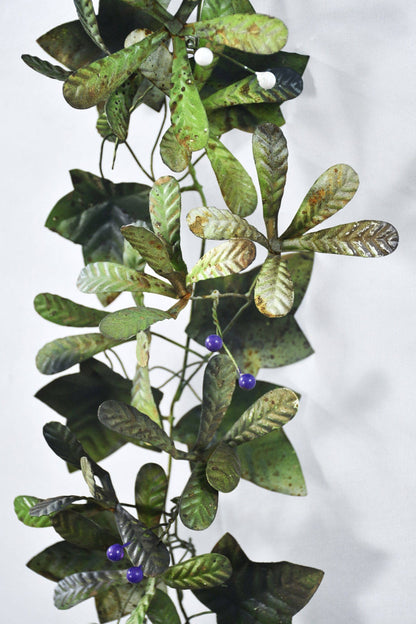 Christmas Artisan Fairtrade Metal Mistletoe Garland Decoration