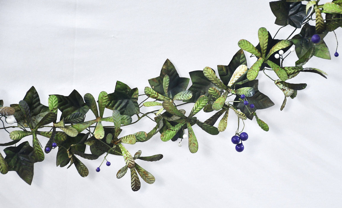 Christmas Artisan Fairtrade Metal Mistletoe Garland Decoration
