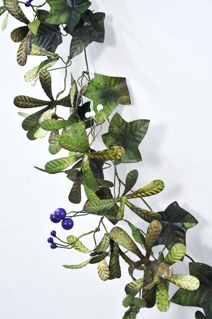 Christmas Artisan Fairtrade Metal Mistletoe Garland Decoration
