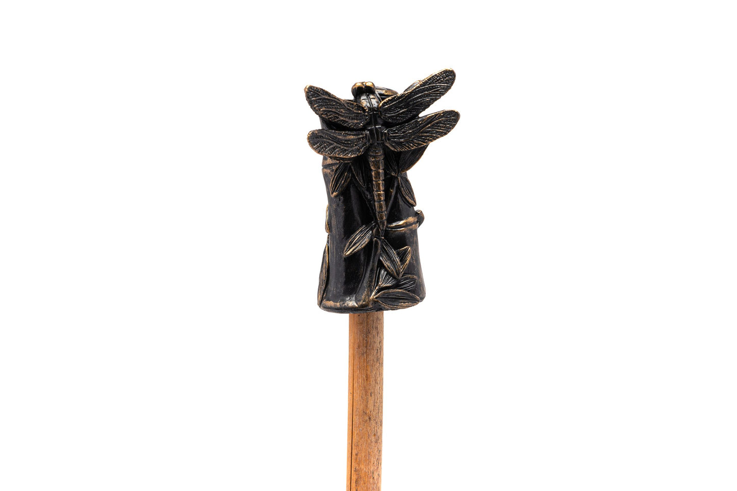 Set of 5 Animals & Insects Cane or Stake Toppers Barn Owl, Harvest Mouse, Dragonfly, Hare, Wren