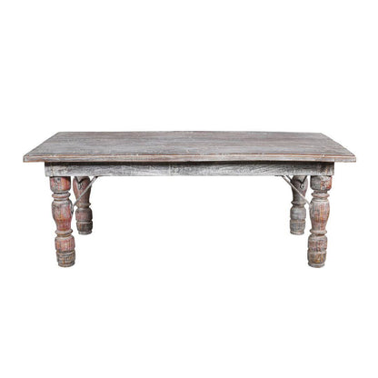 Antique Indian Teak Wood Patak Dining Table - 1900s
