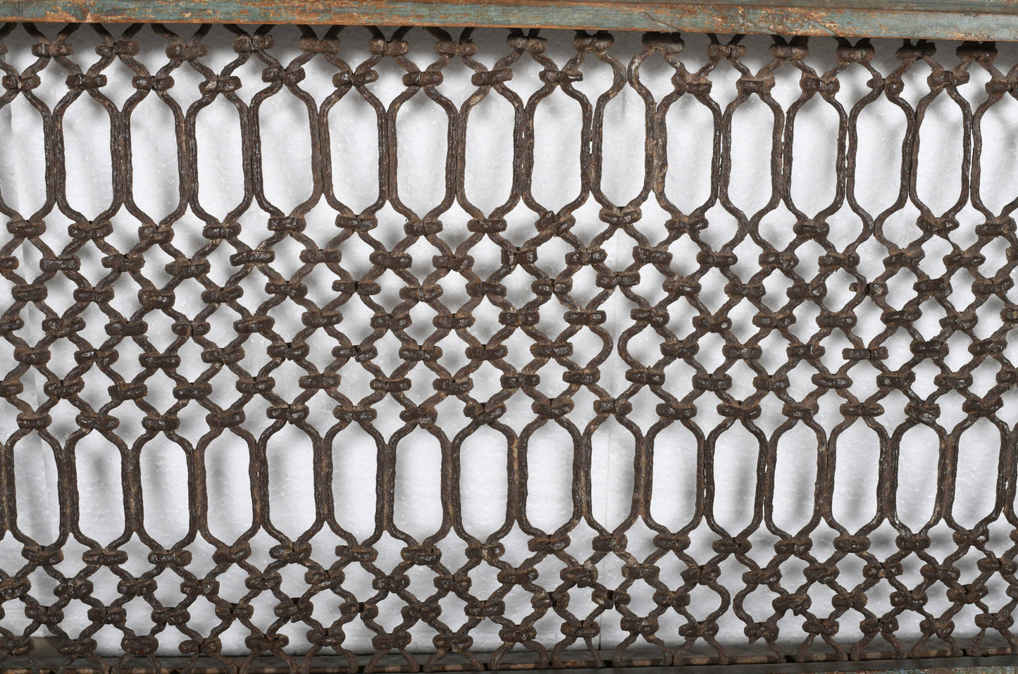 Antique Indian Teak Wood and Iron Bannister