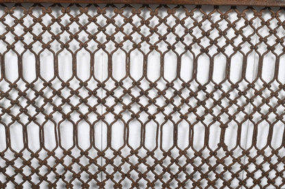 Antique Indian Teak Wood and Iron Bannister
