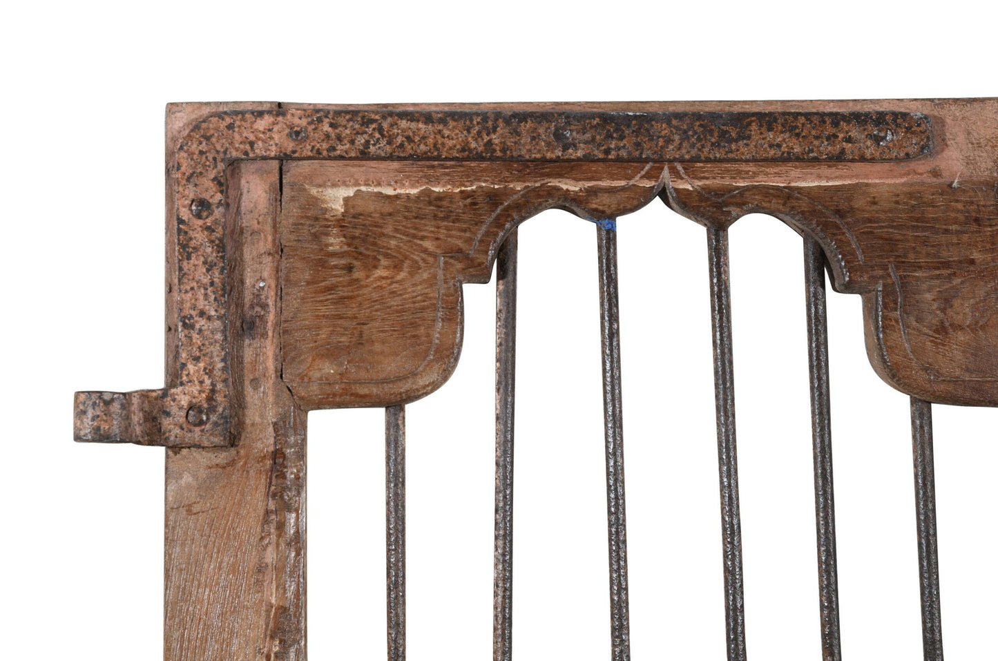 Antique Indian Teak Wood Jali Shutter Doors