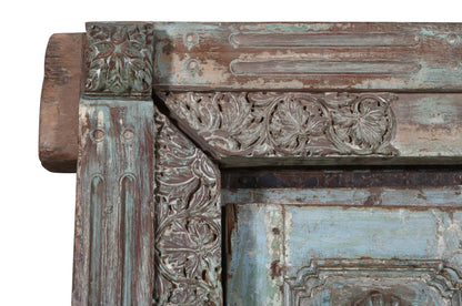Antique Indian Teak Wood Door And Frame