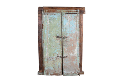Antique Indian Teak Wood Door And Frame