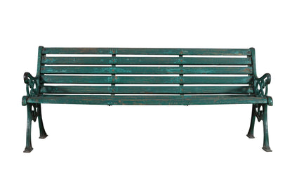 Antique Indian Teak Wood Garden Bench