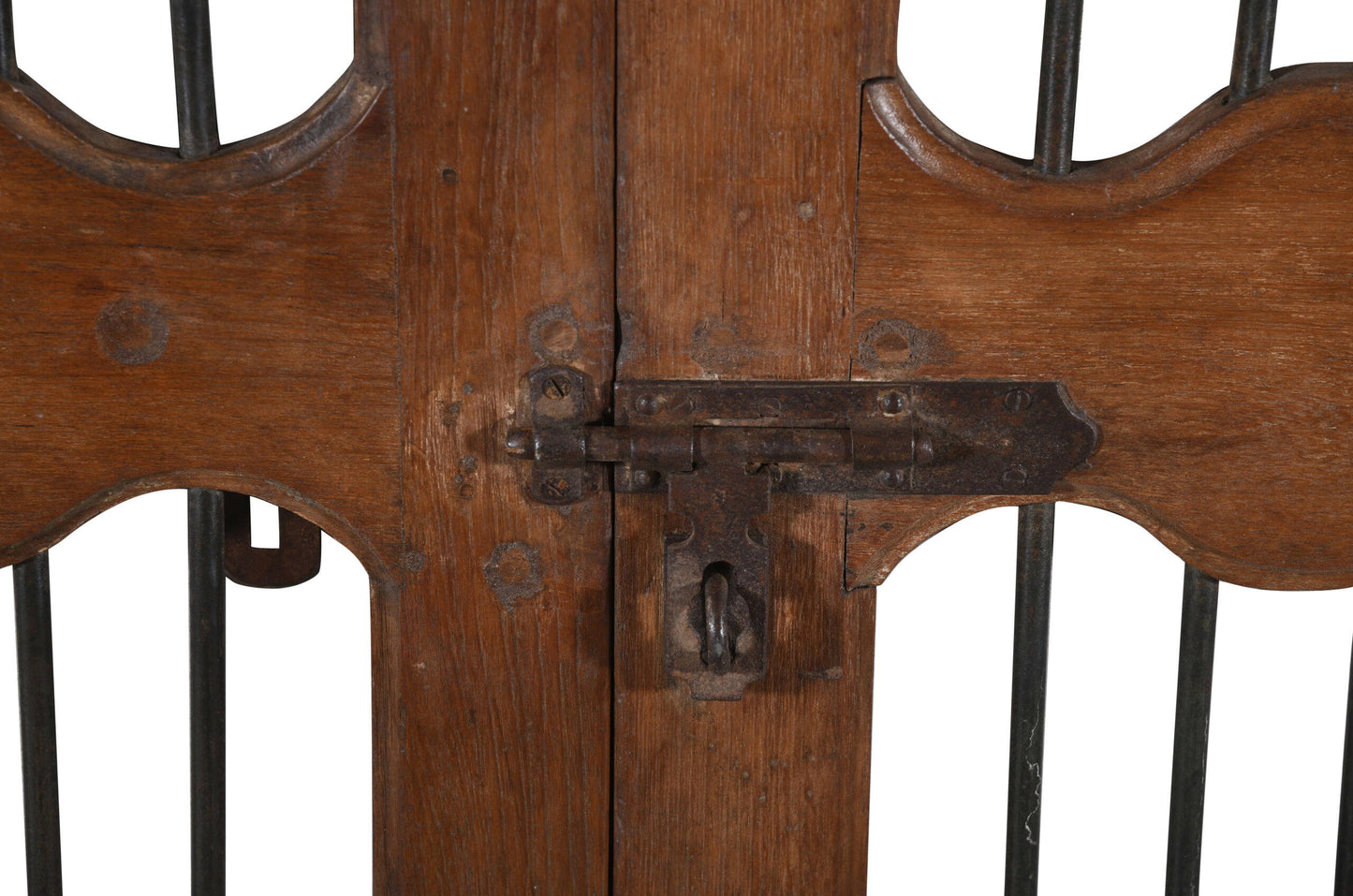 Antique Indian Teak Wood Jali Shutter Doors