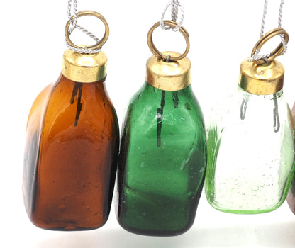 BOTTLE SHAPED TREE DECORATIONS