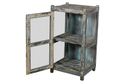 Antique Indian Teak Wood Almirah Kitchen Cabinet Cupboard