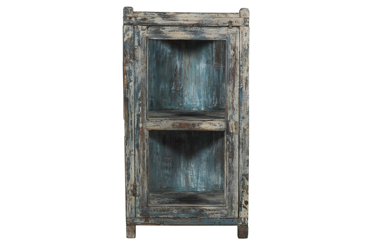 Antique Indian Teak Wood Almirah Kitchen Cabinet Cupboard