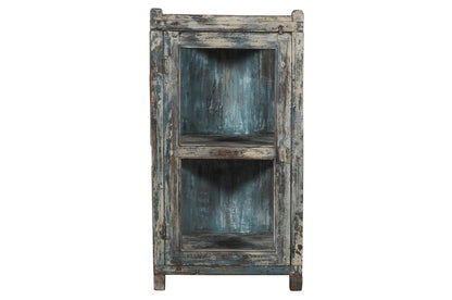 Antique Indian Teak Wood Almirah Kitchen Cabinet Cupboard