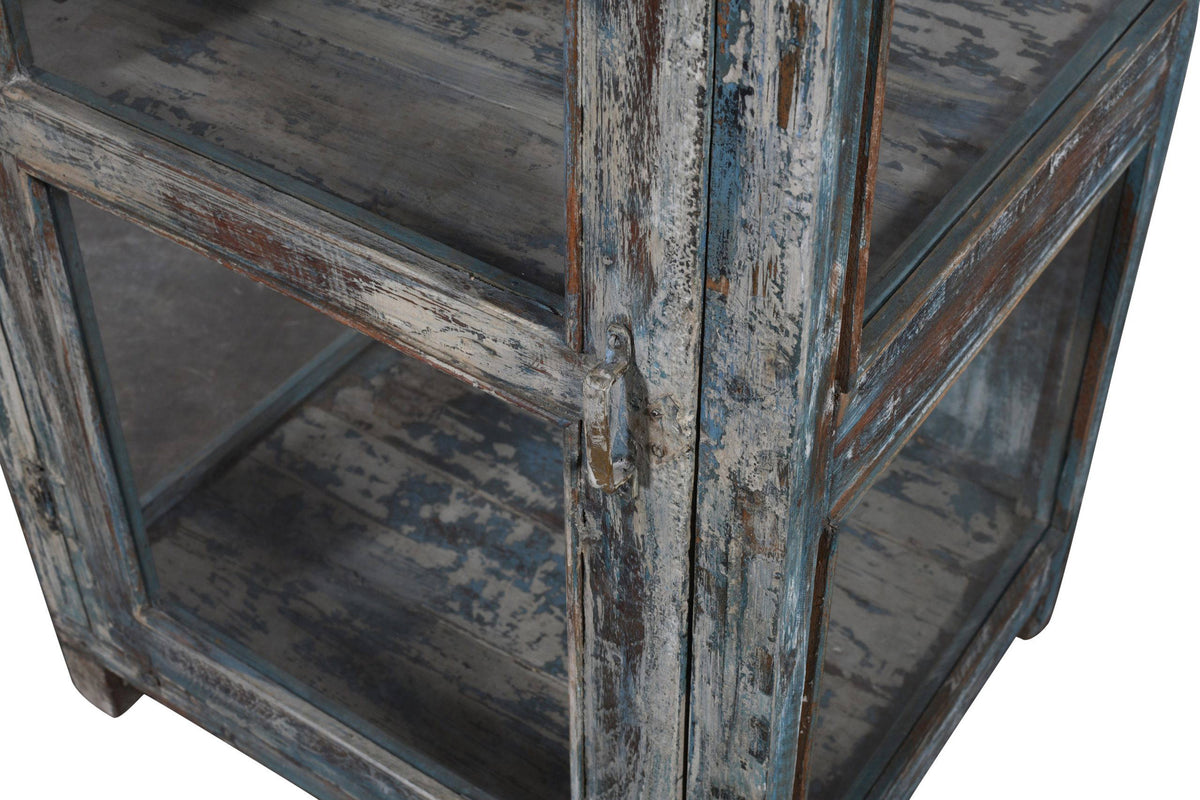 Antique Indian Teak Wood Almirah Kitchen Cabinet Cupboard