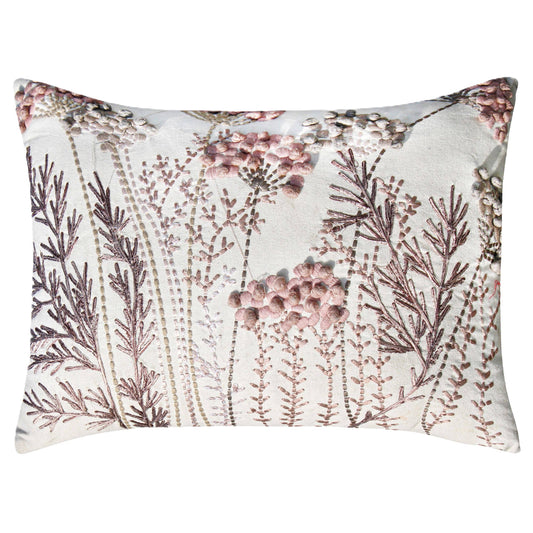 Hand Embroidered Cushion Cover With Poly Fiber Filler