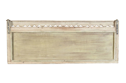 Antique Indian Teak Wood Moghul Style Mirror