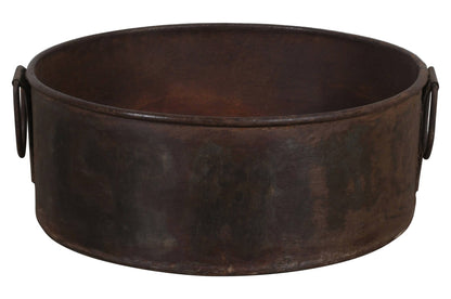 Vintage Heavyweight Indian Iron Cooking And General Kitchen Pot