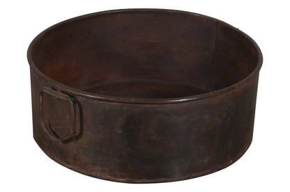 Vintage Heavyweight Indian Iron Cooking And General Kitchen Pot