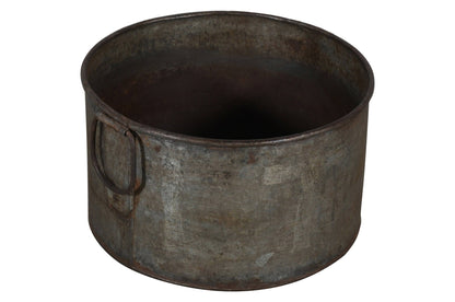 Vintage Heavyweight Indian Iron Cooking And General Kitchen Pot