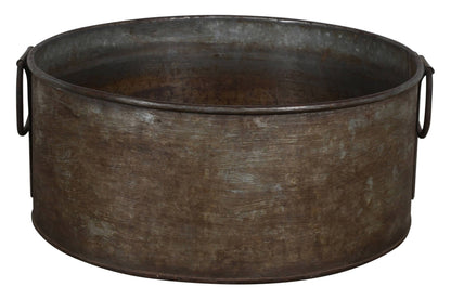 Vintage Heavyweight Indian Iron Cooking And General Kitchen Pot