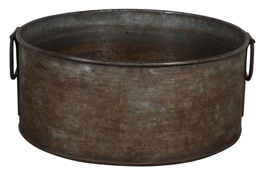 Vintage Heavyweight Indian Iron Cooking And General Kitchen Pot