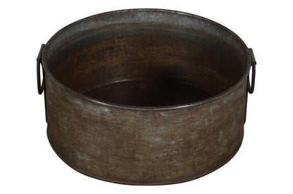 Vintage Heavyweight Indian Iron Cooking And General Kitchen Pot