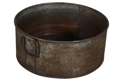 Vintage Heavyweight Indian Iron Cooking And General Kitchen Pot