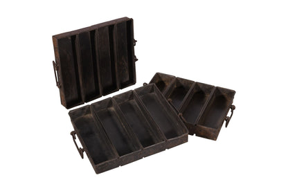 Vintage Indian Iron Bun Trays