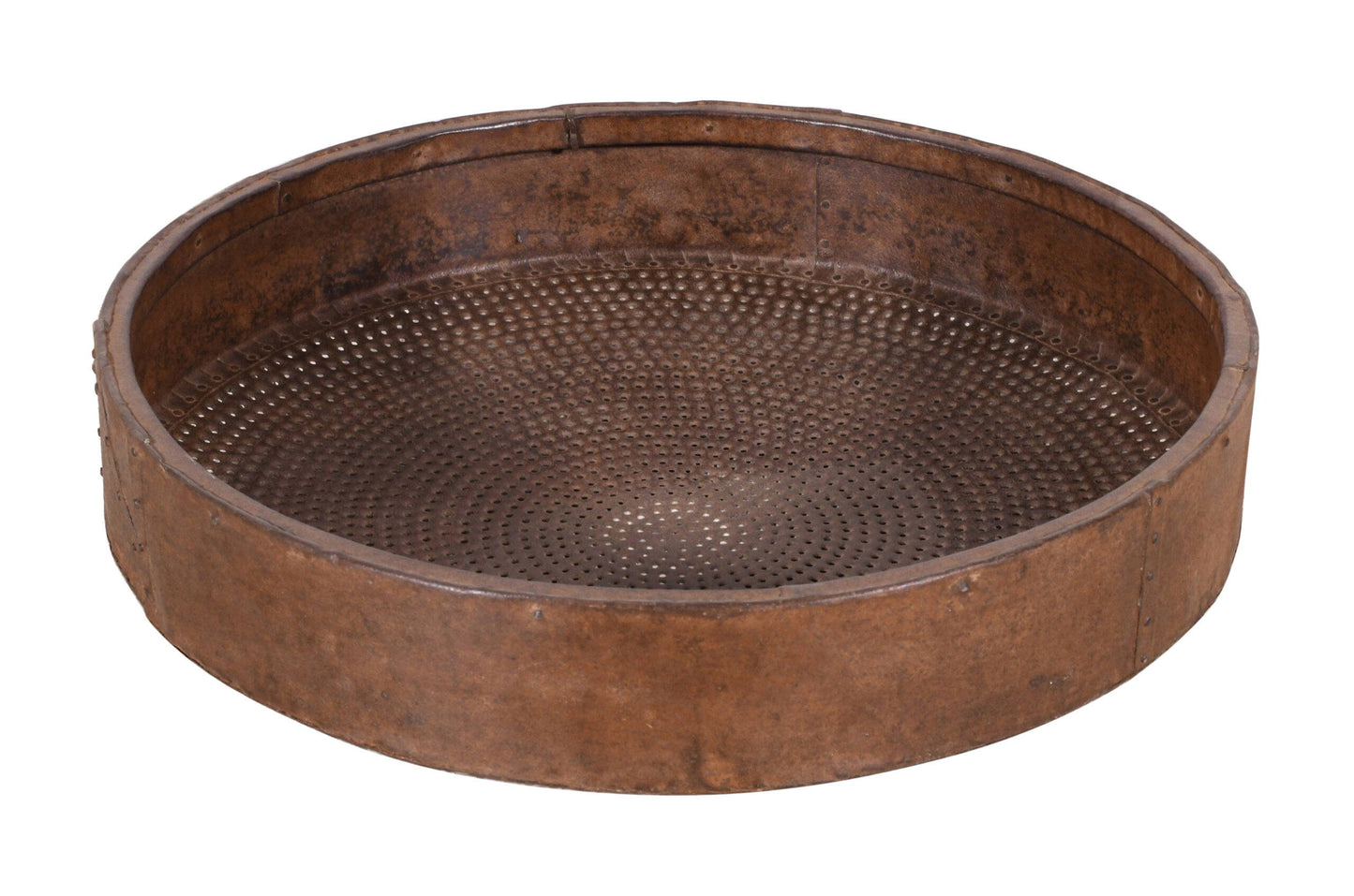 Large Vintage Indian Iron Kadai Fire Pit BBQ With Stand