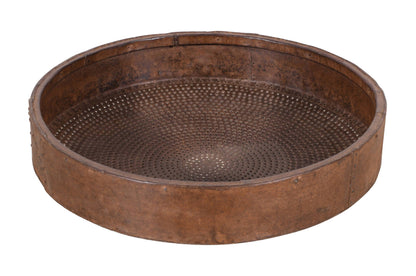 Large Vintage Indian Iron Kadai Fire Pit BBQ With Stand