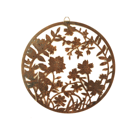 FLOWER MEADOW IRON WALL ART