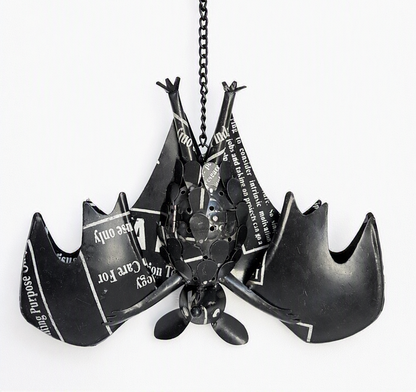Recycled Iron Hanging Bat