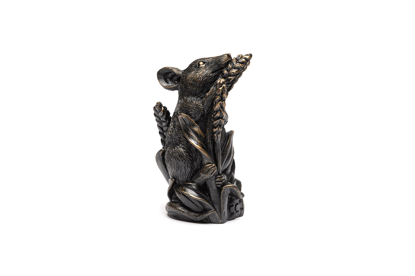 Set of 5 Animals & Insects Cane or Stake Toppers Barn Owl, Harvest Mouse, Dragonfly, Hare, Wren