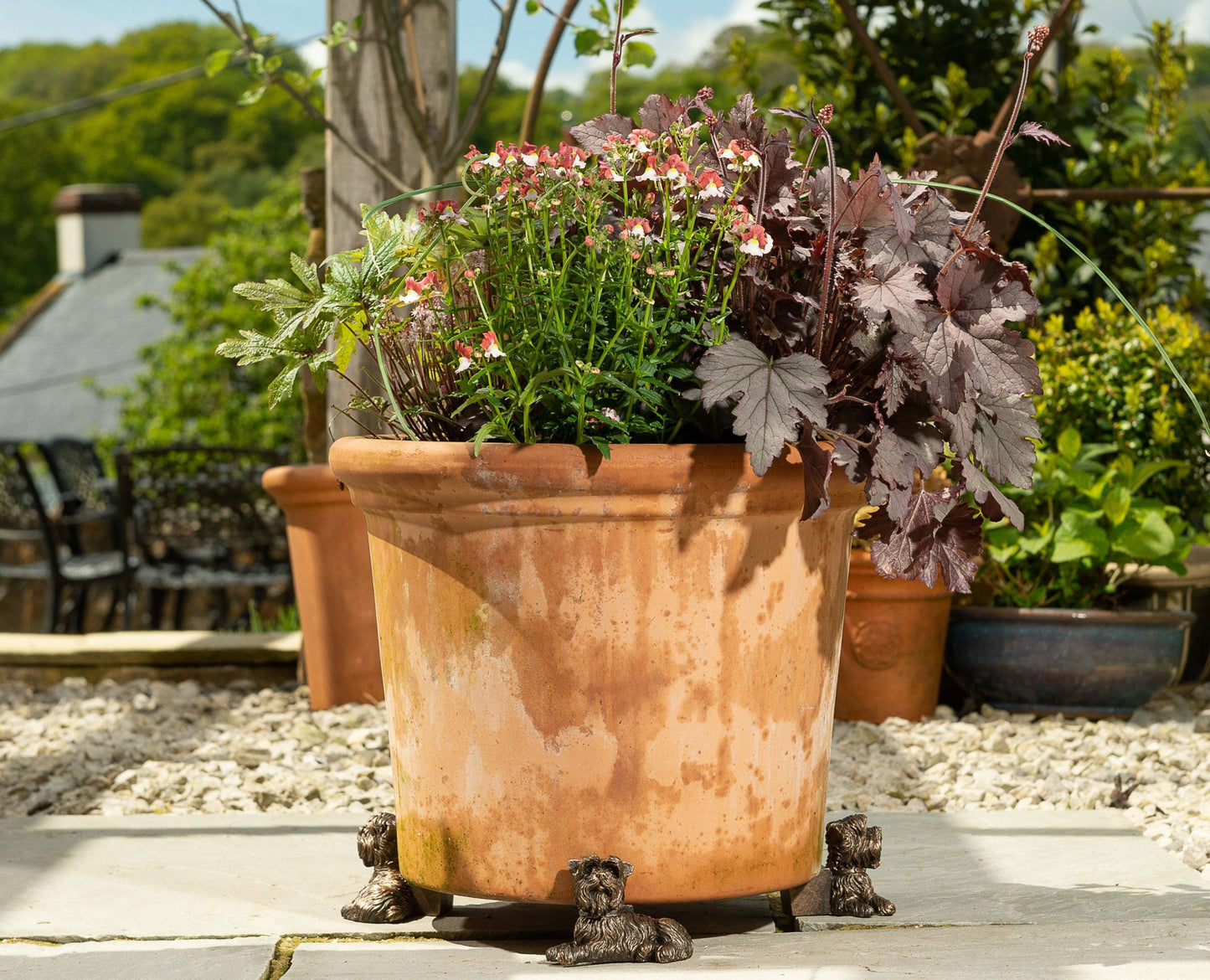 Yorkshire Terrier Plant Pot Feet - Set of 3