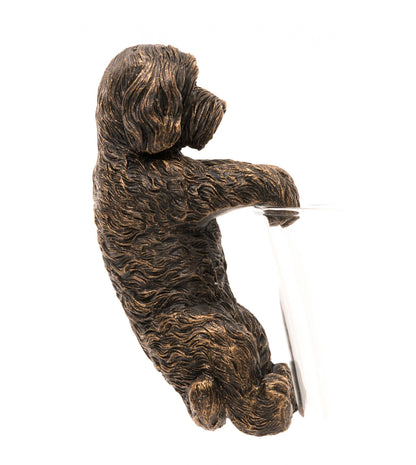 Antique Bronze Coloured Cockapoo Pot Buddy Plant Pot Hanger