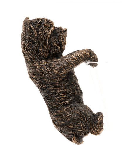 Antique Bronze Coloured West Highland Terrier Pot Buddy Plant Pot Hanger