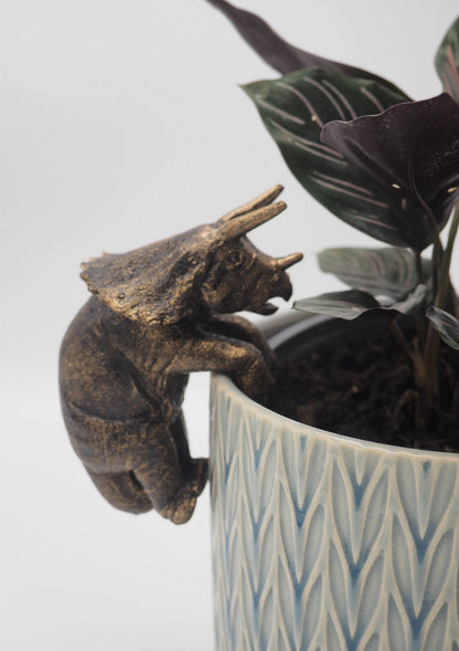 Triceratops Pot Buddies Plant Pot Hanger