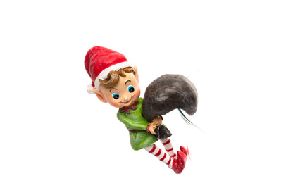 Pot Buddies Christmas Naughty Elf Plant Pot Hanger