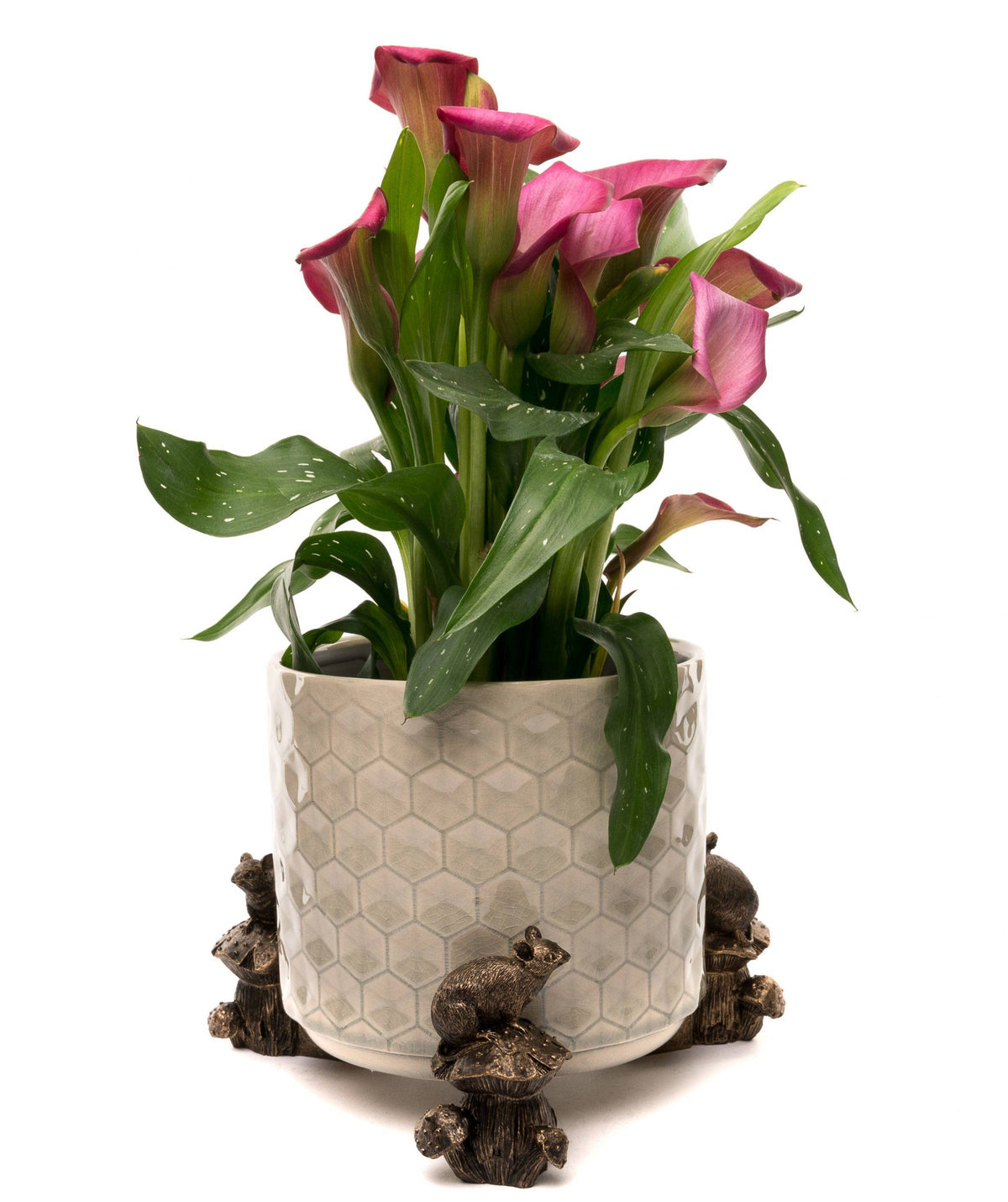 Mouse on Mushroom Plant Pot Feet - Set of 3